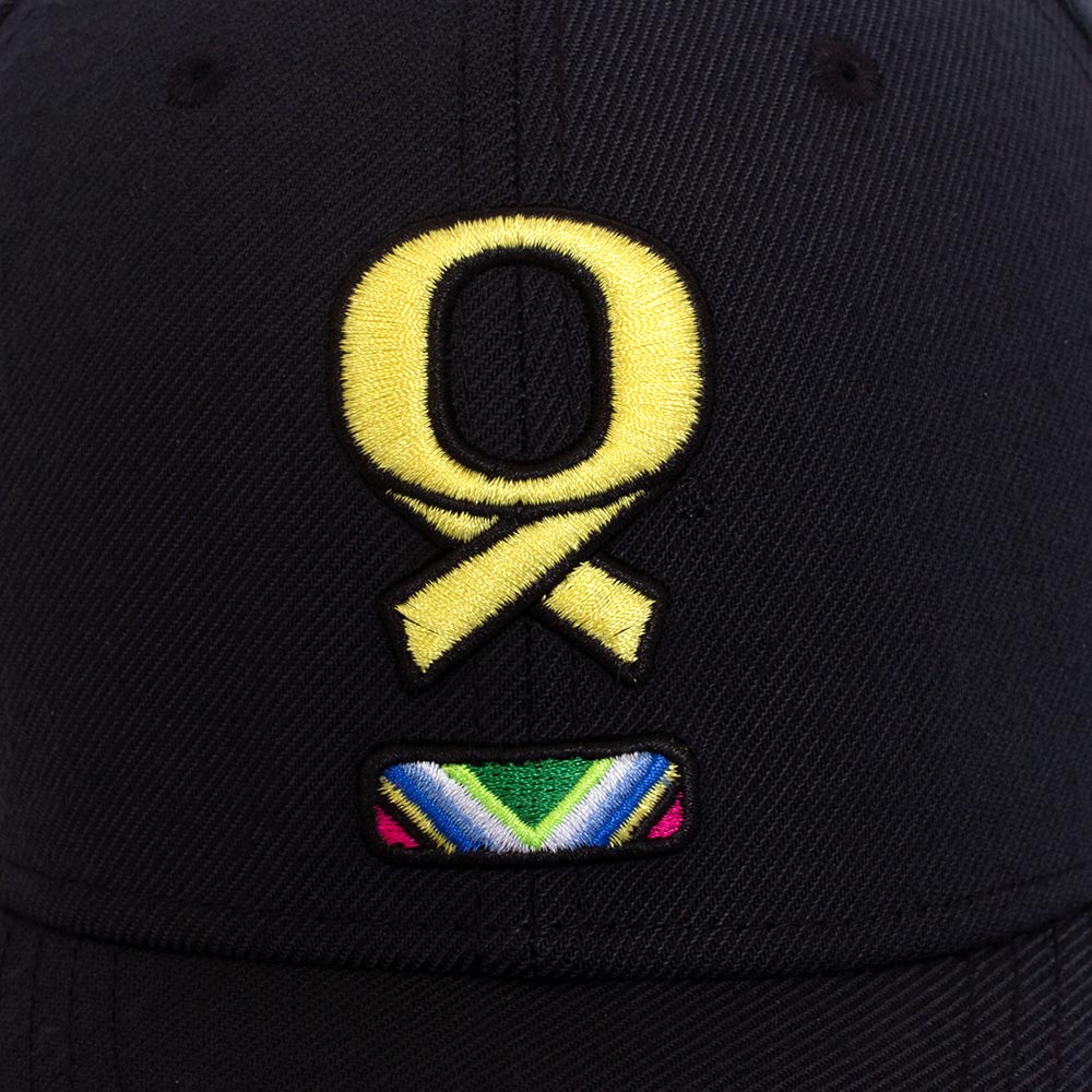 Classic Oregon O, Nike, Black, Curved Bill, Performance/Dri-FIT, Accessories, Unisex, Structured, Ribbon, Flex Fit, Hat, 812556